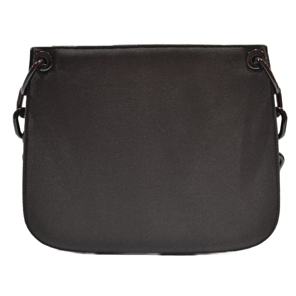 PRADA Chain Shoulder Bag Dark Brown Black - Picture 4 of 7